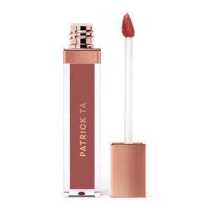 NEW IN BOX Patrick Ta Monochrome Moment Silky Lip Crème – She’s Confident